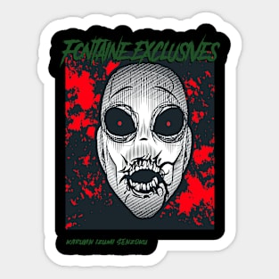 Fontaine Exclusives Zombie Face #40 Sticker